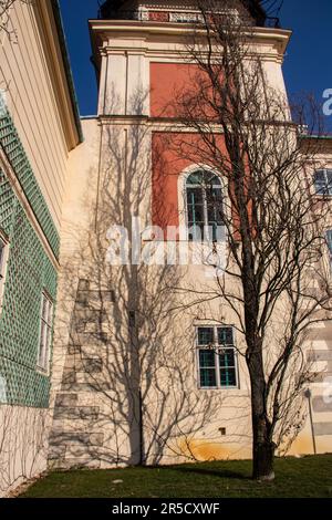 Lancut Castle in Polen ist eine herrliche historische Festung mit reichem Kulturerbe, mit atemberaubender Architektur und opulentem Interieur Stockfoto