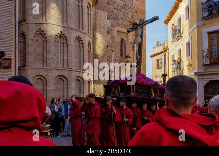 Bruderschaft Bruderschaft der Buße des Heiligen Christus der Abstammung von Toledo Stockfoto