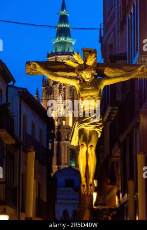 Bruderschaft Bruderschaft der Buße des Heiligen Christus der Abstammung von Toledo Stockfoto