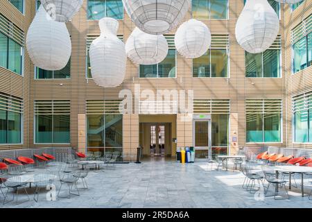 Gilman Hall auf dem Campus der Johns Hopkins University in Baltimore, Maryland, USA. Stockfoto