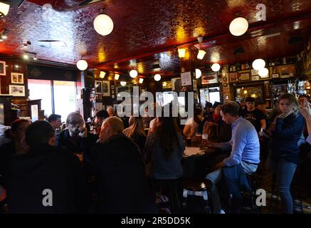 Die Temple Bar in Dublin, Irland. Stockfoto
