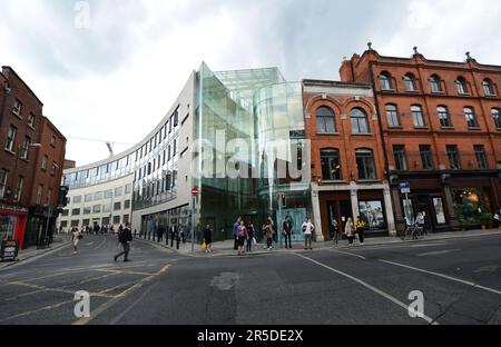 Dunnes Stores Head Office in South Great George's Street in Dublin, Irland. Stockfoto