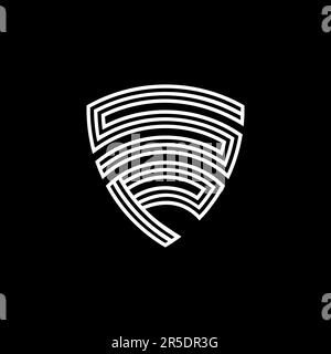 SP Letter Monogramm Logo Template Design Kreative Idee Stock Vektor