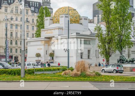 wien, österreich. 26. april 2023 wiener Sezession (auch bekannt als Vereinigung österreichischer Künstler) zeitgenössische Kunst wien Stockfoto