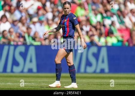 Eindhoven, Niederlande. 03. Juni 2023. EINDHOVEN, NIEDERLANDE - JUNI 3: MAPI Leon vom FC Barcelona schaut während des Finalspiels der UEFA Women's Champions League zwischen dem FC Barcelona und dem VfL Wolfsburg im PSV-Stadion am 3. Juni 2023 in Eindhoven, Niederlande (Foto von Joris Verwijst/Orange Pictures). Guthaben: Orange Pics BV/Alamy Live News Stockfoto