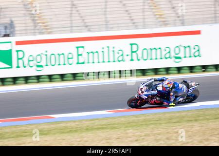 Toprak Razgatlioglu (TUR) Yamaha YZF R1, Pata Yamaha WorldSBK Teamkredit: Live Media Publishing Group/Alamy Live News Stockfoto