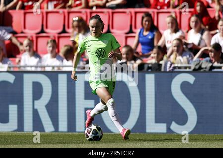 EINDHOVEN - Ewa Pajor von VfL Wolfsburg während des UEFA Champions League Finales für Frauen zwischen dem FC Barcelona und der VfL Wolfsburg am 3. Juni 2023 im Phillips Stadion in Eindhoven, Niederlande. ANP MAURICE VAN STONE Stockfoto