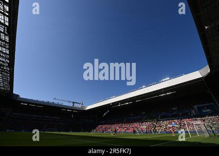 Eindhoven, Niederlande. 03. Juni 2023. Fußball, Frauen: Champions League, FC Barcelona - VfL Wolfsburg, Knockout-Runde, Finale, Philips Stadium. Blick auf das Stadion. Kredit: Swen Pförtner/dpa/Alamy Live News Stockfoto