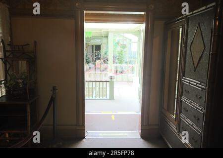 San Jose, Califiornia, USA: 6-1-2021: Winchester Mystery House in San Jose, Kalifornien Stockfoto