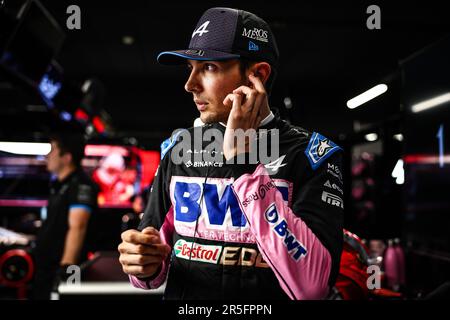 Barcelona, Spanien. 03. Juni 2023. Esteban Ocon (FRA) Alpine F1-Team. 03.06.2023. Formel-1-Weltmeisterschaft, Rd 8, Spanischer Grand Prix, Barcelona, Spanien, Qualifikationstag. Das Foto sollte wie folgt lauten: XPB/Press Association Images. Kredit: XPB Images Ltd/Alamy Live News Stockfoto