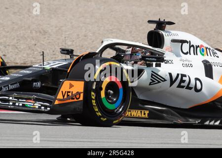 Barcelona, Spanien. 02. Juni 2023. Montmelo, Barcelona, Spanien. 02. Juni 2023; #81 Oscar PIASTRI, AUS, McLaren F1 Team, während der FIA F1 Weltmeisterschaft. Formel 1 Grand Prix von Spanien, Circuit de Catalunya in der Nähe von Montmelo - Bild mit gebührenpflichtiger Haftung - Foto: © Cristiano BARNI/ATP Images (BARNI Cristiano/ATP/SPP) Guthaben: SPP Sport Press Photo. Alamy Live News Stockfoto