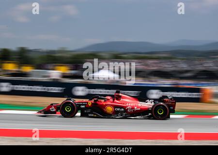 Barcelona, Spanien. 02. Juni 2023. Montmelo, Barcelona, Spanien. 02. Juni 2023; #16, Charles LECLERC, MCO, Team Scuderia Ferrari, SF23, während der FIA-Weltmeisterschaft F1. Formel 1 Grand Prix von Spanien, Circuit de Catalunya in der Nähe von Montmelo - Bild mit gebührenpflichtiger Haftung - Foto: © Cristiano BARNI/ATP Images (BARNI Cristiano/ATP/SPP) Guthaben: SPP Sport Press Photo. Alamy Live News Stockfoto