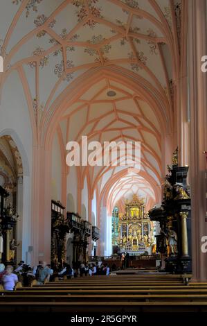 Österreich, Mondsee, Basilika und Gemeindekirche St. Michael, Europa Stockfoto