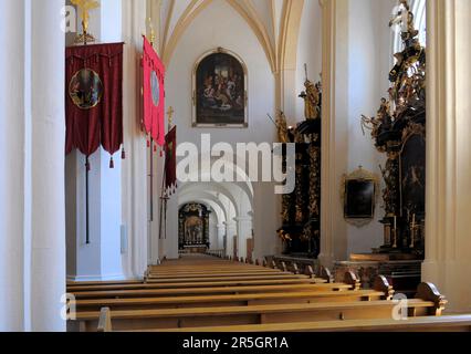 Österreich, Mondsee, Basilika und Gemeindekirche St. Michael, Ich Bin'S Stockfoto