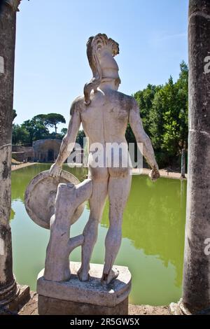 Villa Adriana in Tivoli - Italien. Beispiel klassischer Schönheit in einer römischen Villa Stockfoto