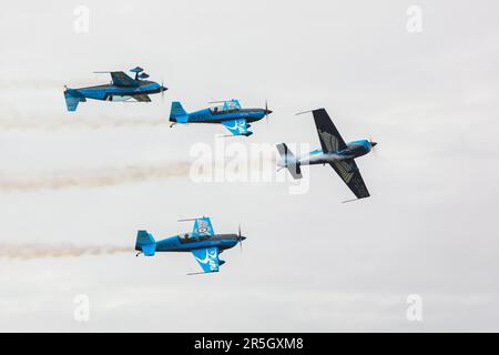 RAF klingen fliegende team Stockfoto