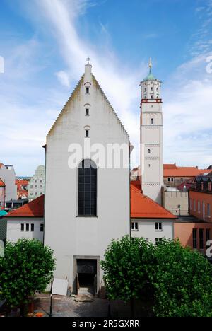St. Moritz-Kirche in Augsburg Stockfoto