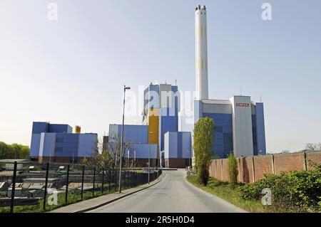 GMVA, Abfallverbrennungsanlage, Oberhausen, Nordrhein-Westfalen, Deutschland Stockfoto