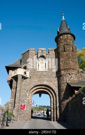 Reichsburg, Cochem, Mosel, Rheinland-Pfalz, Deutschland Stockfoto