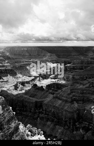 Infrarotbild am späten Nachmittag im Grand Canyon Arizona Stockfoto