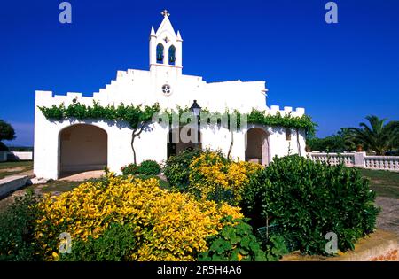 Kirche Eremita de San Joan, Menorca, Balearen, Spanien Stockfoto