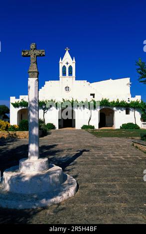 Kirche Eremita de San Joan, Menorca, Balearen, Spanien, Europa Stockfoto