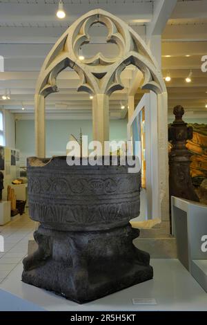 Sandstein-Museum, Bad Bentheim, Niedersachsen, Deutschland Stockfoto