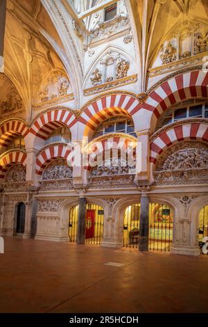 Kapellen der Moschee-Kathedrale von Cordoba - Cordoba, Andalusien, Spanien Stockfoto