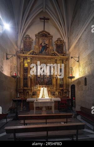 Sagrario-Kapelle in der Kirche Santiago Apostol - Route der Fernandinerkirchen - Cordoba, Andalusien, Spanien Stockfoto