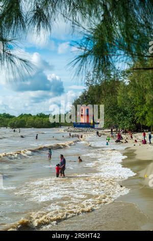 Kuala Selangor Strände Stockfoto