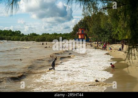 Kuala Selangor Strände Stockfoto