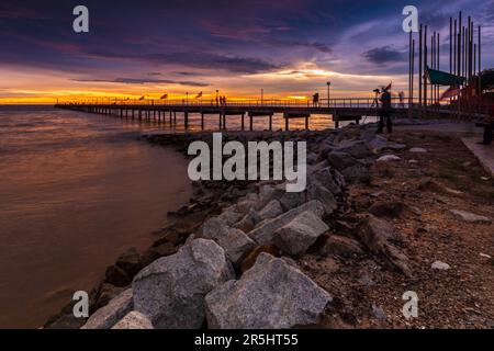 Kuala Selangor Strände im Bundesstaat Selangor, Malaysia Stockfoto