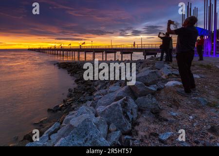 Kuala Selangor Strände im Bundesstaat Selangor, Malaysia Stockfoto