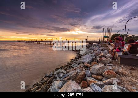 Kuala Selangor Strände im Bundesstaat Selangor, Malaysia Stockfoto