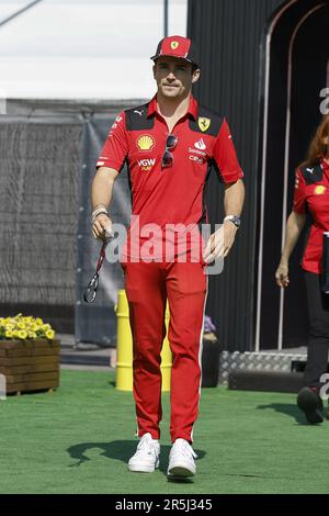 LECLERC Charles (mco), Scuderia Ferrari SF-23, Porträt während der Formel 1 AWS Gran Premio de Espana 2023, 7. Runde der Formel-1-Weltmeisterschaft 2023 vom 2. Bis 4. Juni 2023 auf dem Circuit de Barcelona-Catalunya in Montmelo, Spanien - Foto: Dppi/DPPI/LiveMedia Stockfoto