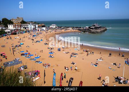 broadstairs Town Seaside Resort, Isle of thanet, East kent, uk juni 2023 Stockfoto