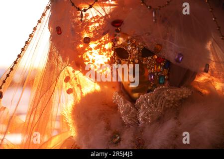 Venedig Karneval, Karneval Venedig, Sinnlichkeit, Schönheit, Carnevale di Venezia, Masken in Venedig, Maskerade Venedig, Fee, Stockfoto