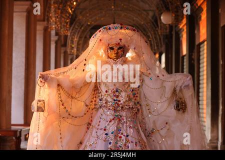 Venedig Karneval, Karneval Venedig, Sinnlichkeit, Schönheit, Carnevale di Venezia, Masken in Venedig, Maskerade Venedig, Stockfoto