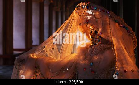 Venedig Karneval, Karneval Venedig, Sinnlichkeit, Schönheit, Carnevale di Venezia, Masken in Venedig, Maskerade Venedig, Fee, Stockfoto