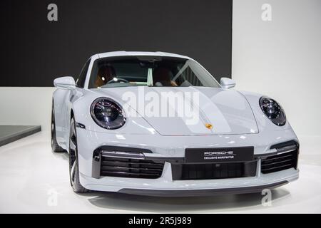 Porsche Exclusive Manufaktur auf der Bangkok International Motor Show 2023 am 21. März 2023 in Nonthaburi, Thailand. Stockfoto