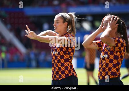 Eindhoven, Niederlande, Juni 3. 2023: Alexia Putellas ( 11 Barcelona ) während des Fußballfinalspiels der UEFA Womens Champions League zwischen dem FC Barcelona und dem VFL Wolfsburg im Philips Stadion in Eindhoven, Niederlande. (Julia Kneissl/SPP) Stockfoto