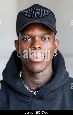 Los Angeles, USA. 02. Juni 2023. Basketballspieler Dennis Schröder, aufgenommen während eines Interviews mit dpa. Kredit: Maximilian Haupt/dpa/Alamy Live News Stockfoto