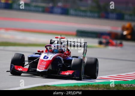 06 GOETHE Oliver (Gger), Trident, Dallara F3, Action während der 4. Runde der FIA-Formel-3-Meisterschaft 2023 vom 2. Bis 4. Juni 2023 auf dem Circuit de Barcelona-Catalunya in Montmelo, Spanien – Foto Eric Alonso/DPPI Stockfoto