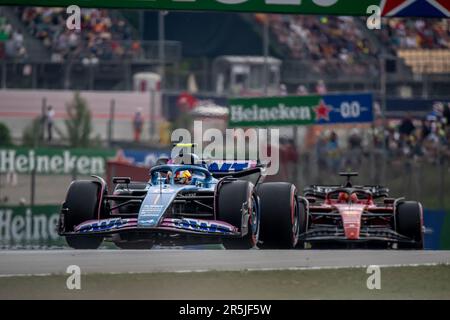 Barcelona, Spanien. 03. Juni 2023. CIRCUIT DE BARCELONA-CATALUNYA, SPANIEN - 03. JUNI: Pierre Gasly, Alpine A523 während des spanischen Grand Prix auf dem Circuit de Barcelona-Catalunya am Samstag, den 03. Juni 2023 in Montmelo, Spanien. (Foto: Michael Potts/BSR Agency) Kredit: BSR Agency/Alamy Live News Stockfoto