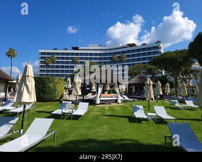 5-Sterne-Hotel Gran Meliá Don Pepe. Marbella, Spanien. Stockfoto