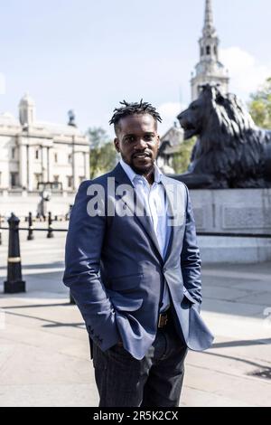 Samuel Kasumu in der Hoffnung, während der nächsten Bürgermeisterwahl in London der Kandidat der Konservativen Partei zu werden. Stockfoto