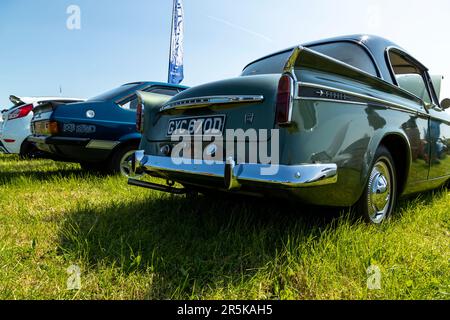 1966 Uhr Sunbeam Rapier V. Klassisches Fahrzeug, Treffpunkt Hanley Farm, Chepstow. Stockfoto