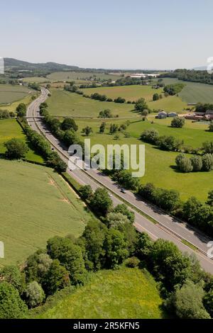 M50 Gloucestershire Picture von Antony Thompson - Thousand Word Media, KEIN VERKAUF, KEINE SYNDICATION. Weitere Informationen erhalten Sie von Mob: 07775556610 Web: ww Stockfoto