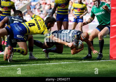 Danny Houghton vom Hull FC gewinnt beim Spiel der Betfred Super League in St. James' Park, Newcastle-upon-Tyne. Foto: Sonntag, 4. Juni 2023. Stockfoto