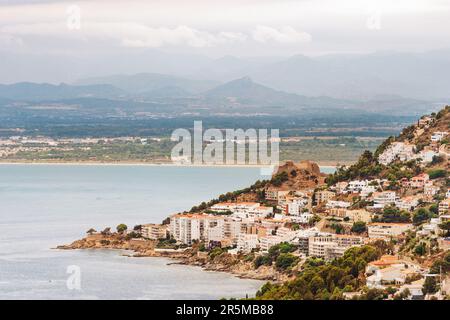 Landschaft von Cap de Creus, Nationalpark an der Costa Brava, Spanien Stockfoto